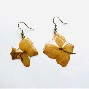 Vintage Hydrangea Drop Earrings